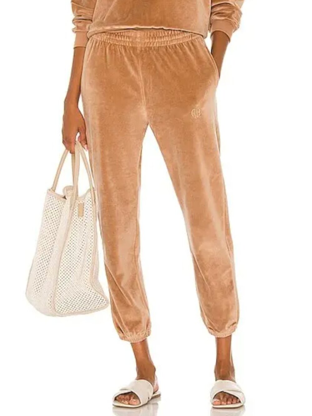 ANINE BING sport evan jogger in tan
